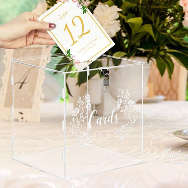Wedding Card Box - 1 Buah Kotak Kartu Pernikahan Akrilik
