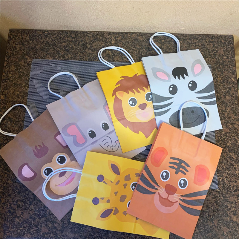 1 Tas Kertas Bergambar Hewan S - Wedding Zoo ulasan dan harga