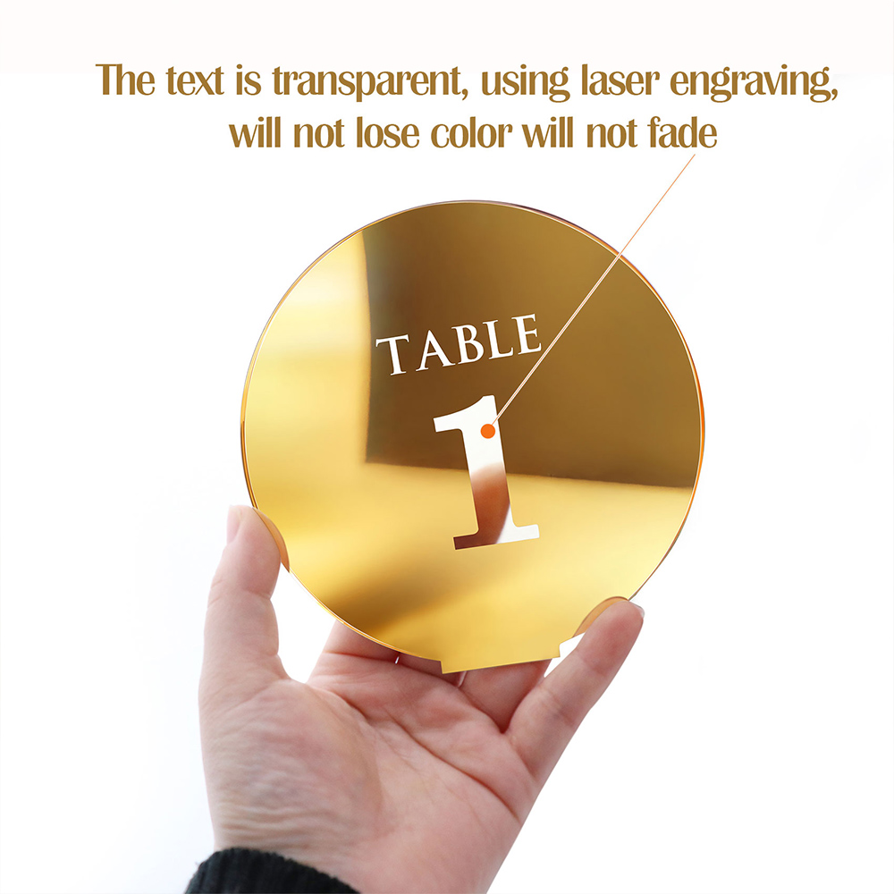 Tanda nomor meja pernikahan ak - Table Number Gold ulasan dan harga
