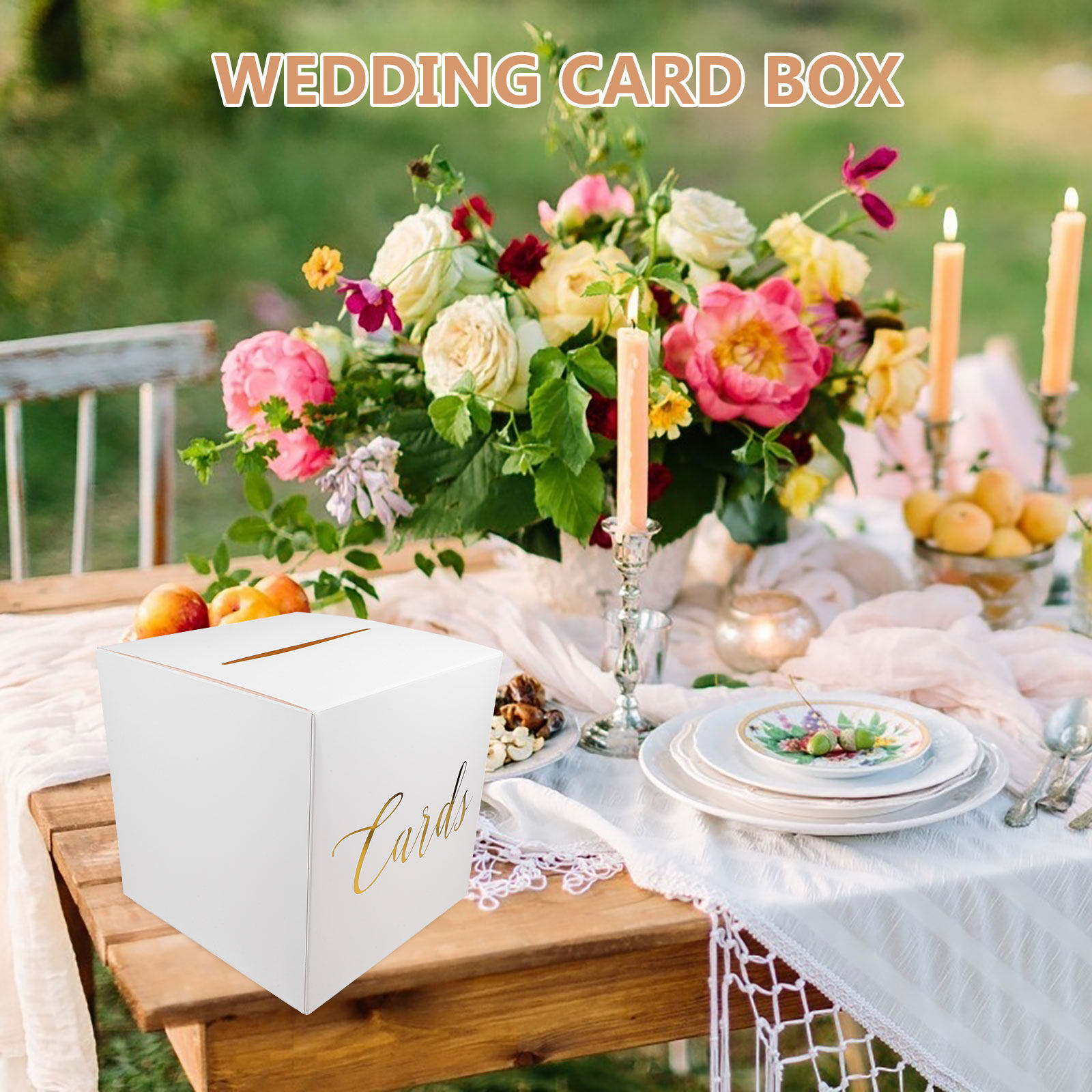 1Set Kotak Kartu Undangan Pern - Wedding Card Box ulasan dan harga